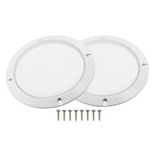 2 Pcs 5" Car Metal Speaker Cover Mesh Subwoofer Grill Horn Guard with 8 Screw...