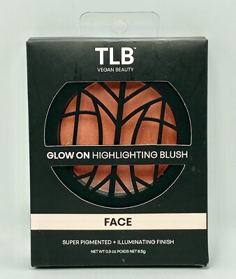 TLB Glow On Highlighting Blush Face Super Pigmented OUTSPOKEN 0.3 oz. NIB