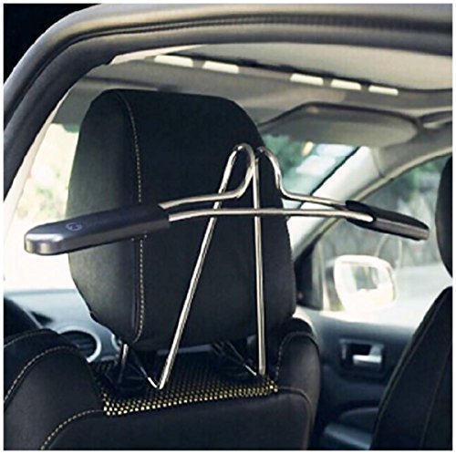 Zone Tech Chrome Metal Car Seat Headrest Coat Rack Jacket Suit Clothes Hanger - Bild 5 von 5