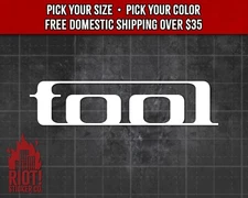 Tool Decal for Car Sticker for Laptop Yeti Window Band Rock, Metal