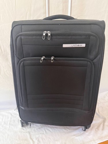 $480 Samsonite AirLIFT Medium Spinner 25" Black Soft Luggage Suitcase Spinner