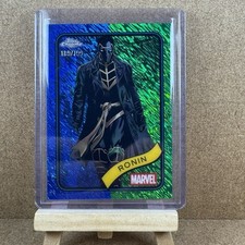 2025 Topps Chrome Marvel Ronin Blue and Green Shimmer Refractor #/199 #4