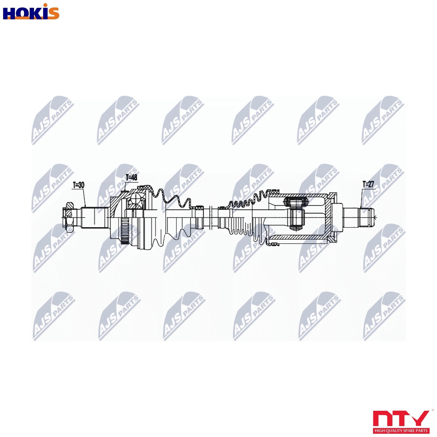 DRIVE SHAFT NPW-BM-193 FOR BMW N47D20C/A 2.0L 4cyl 3 E92 N57D30A M57D30 N54B30