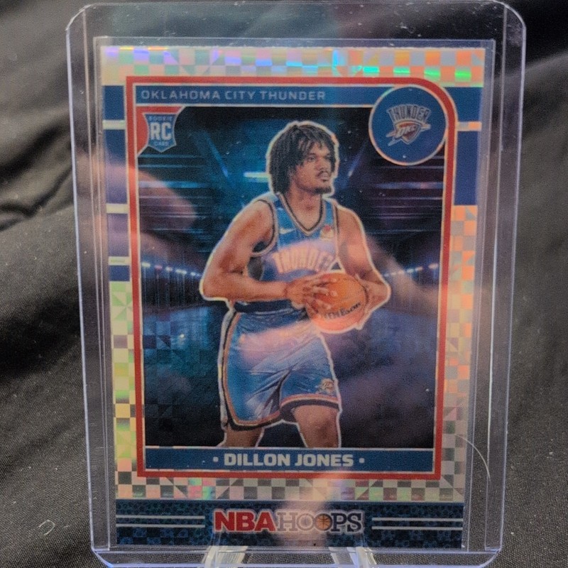 Panini 2024-25 NBA Hoops Dillon Jones Rookie #256 Oklahoma City Thunder