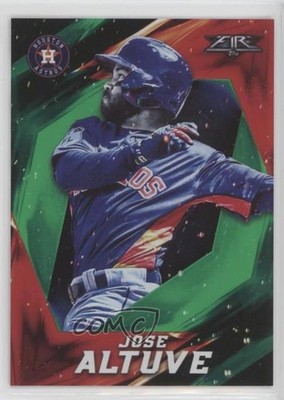 2017 Topps Fire Green 109/199 Jose Altuve #123 04br