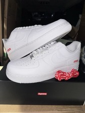 Men  s Size 11 Nike Air Force 1 Low Supreme White CU9225-100 Brand New AF1
