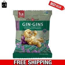 Gin Gins Ginger Chews   Natural Fresh Ginger Candy By The Gin