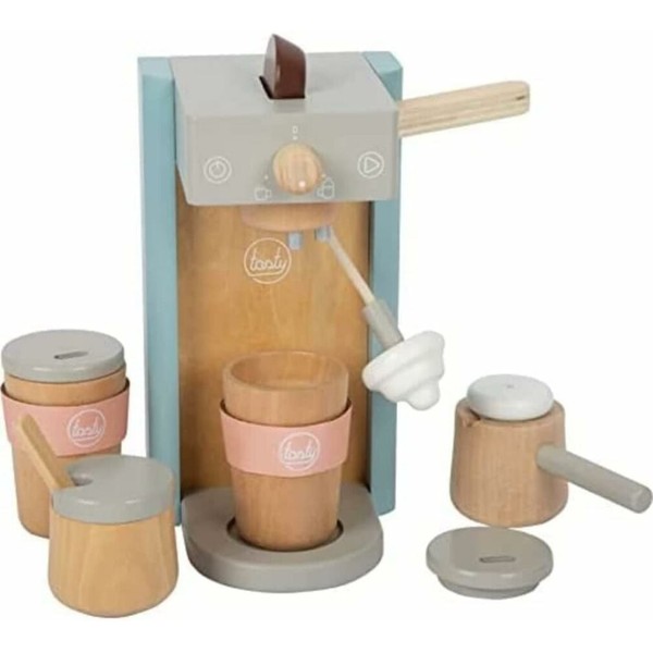 "Small foot 12247 Kaffeemaschinen-Set \"Tasty\" Aus Holz Rollenspielzeug"-image