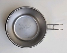 Vtg Rocky Cup Stainless Steel Camping Hiking 1 Cup/250ml Measure Made in USA