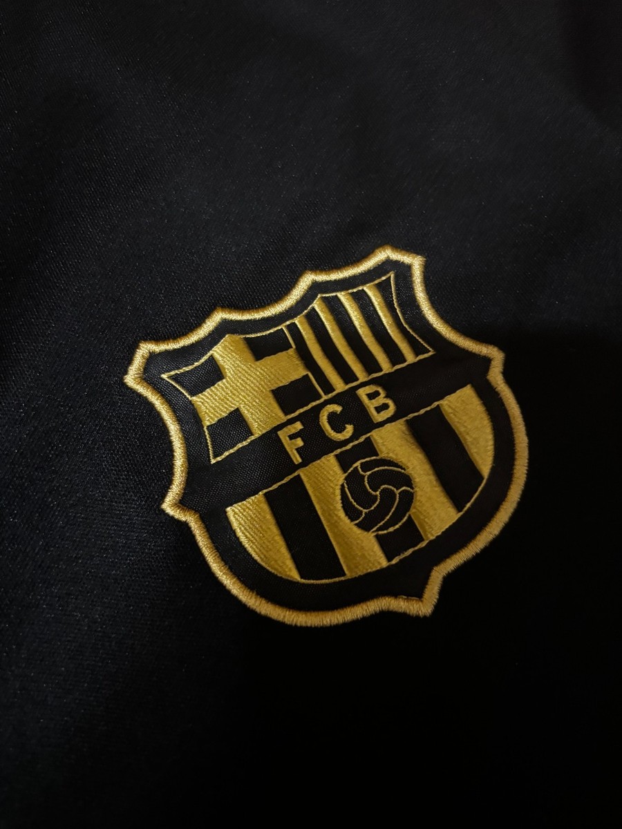 Nike FC Barcelona 2020/21 Away Black Gold La Liga Patch Rakuten