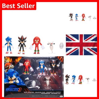 Sonic The Hedgehog 3 Movie Action Figuren Multipack Set Sonic Knuckles Shadow
