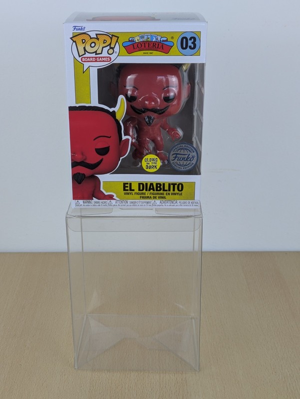 Funko Pop! El Diablito #03 Loteria Board Games Glow GITD Figure + Protector