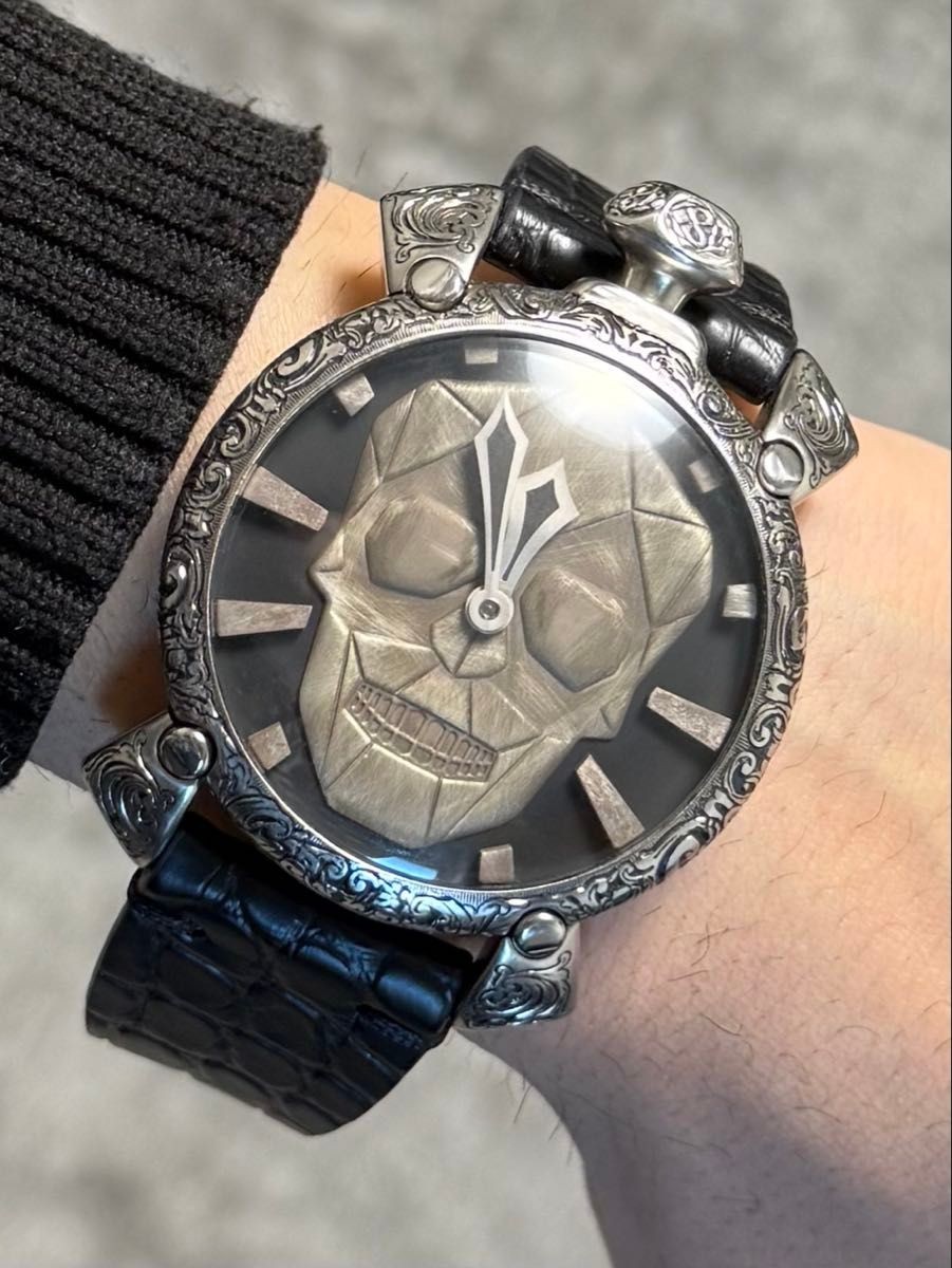 GaGa MILANO Limited Skull Design Hand-Carved Watch | eBay