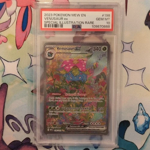 Pokémon Venusaur ex Special Illustration Rare Holo 198/165 PSA 10