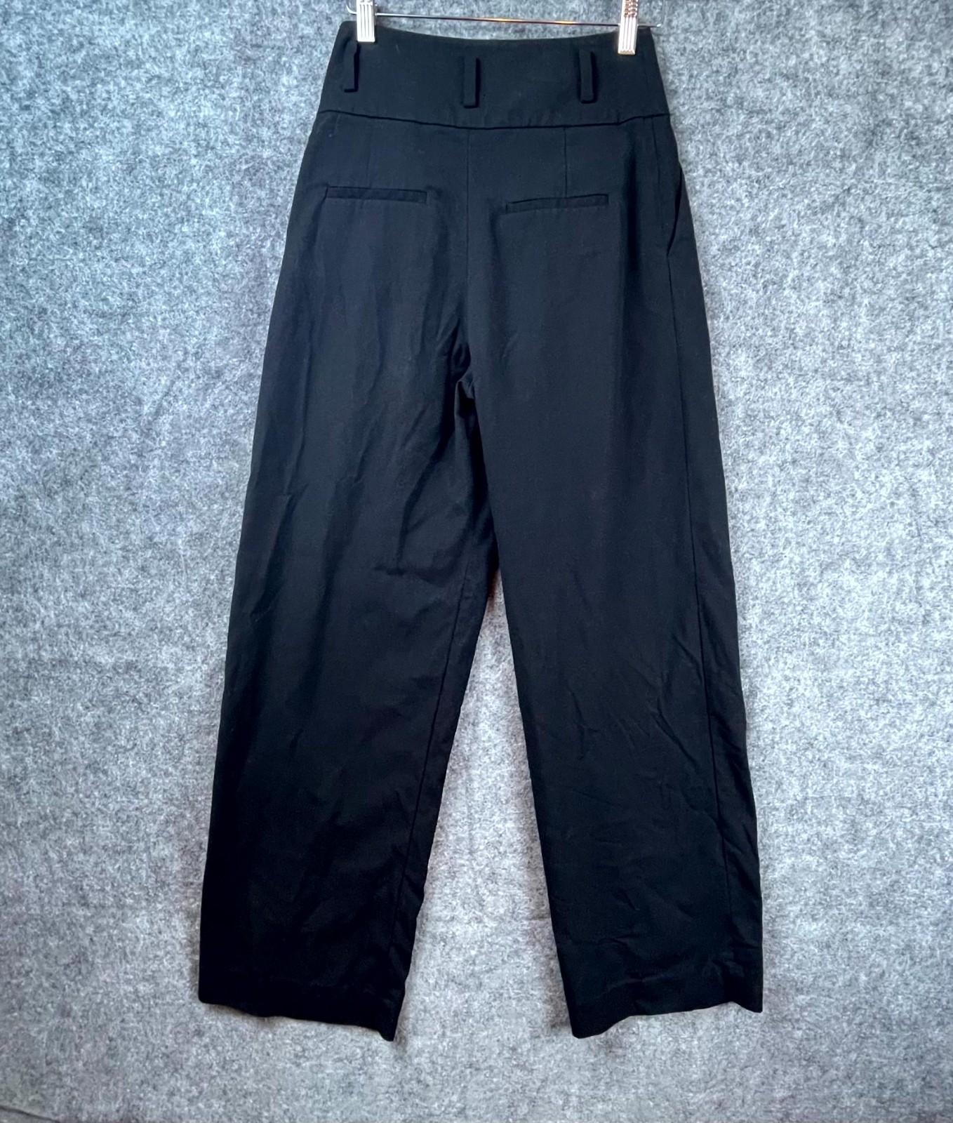 ALTRA Pantalone donna Paris Atelier & Other Stories 2 nero vita alta plissettato gamba larga