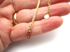 10K Yellow Gold CZ Infinity Pendant Bracelet 2.2 Gr [B45] — photo 5