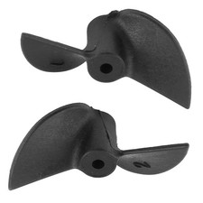 1pair RC Ship Propeller Durable Plastic Blades For 2mm Shaft