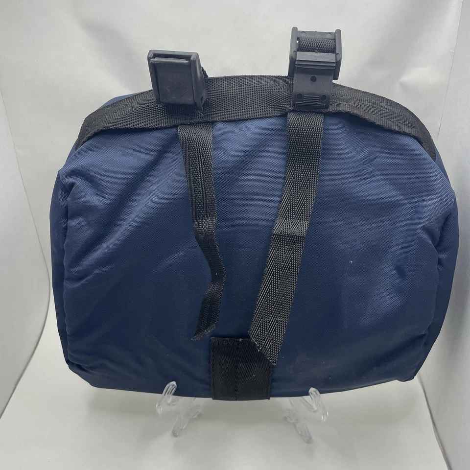 Bolsa de ciclismo Eastpak vintage con manillar de bicicleta con inserto de espuma y reflector Foto 2 de 4