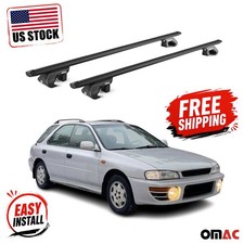 Roof Rack Cross Bars Luggage Carrier For Subaru Impreza 1992-2011 Wagon Black 2x