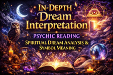 In-Depth Dream Interpretation Psychic Reading | Spiritual Dream Analysis & Symbo