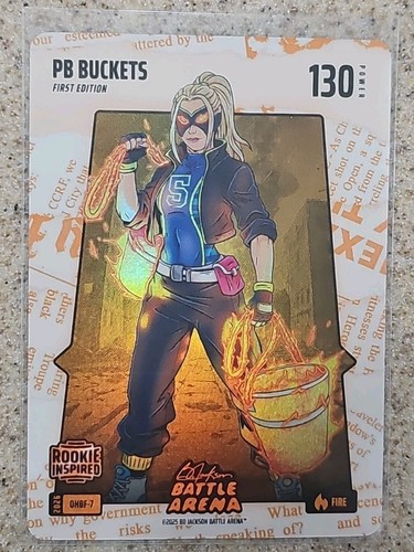 Bo Jackson Battle Arena PB Buckets Paige Bueckers Headliner Fire Battlefoil RC