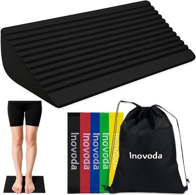 Calf Stretch Board I Slant Board For Calf Stretching & Calf Raise Block for