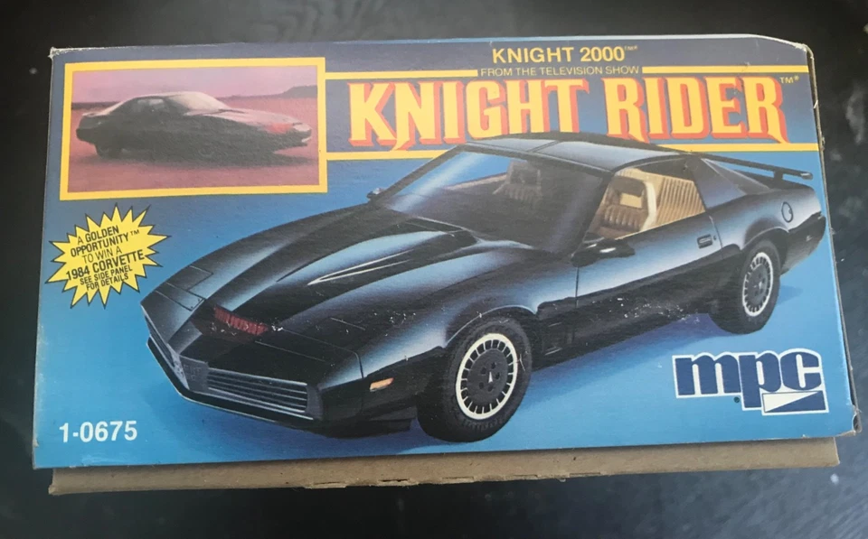 1983 MPC Knight Rider 1/25 Knight 2000 Model Kit - Image 3 of 3