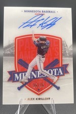 Panini Chronicles America's Pastime Gold #AP-AK /25 Alex Kirilloff Rookie Twins
