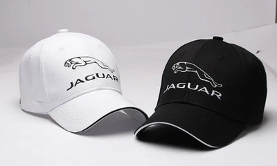 MARKENLOS Jaguar Baseball Cap Mütze Auto Logo Hut Einstellbar kappe Unisex Schwarz Weiß DE