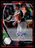 2021 Panini Prizm Draft Picks Burgundy Cracked Ice Auto Joe Mack 10/12 #31