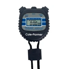Cole Parmer Traceable Water-Resistant/Shock-Resistant Digital Stopwatch 35002-13