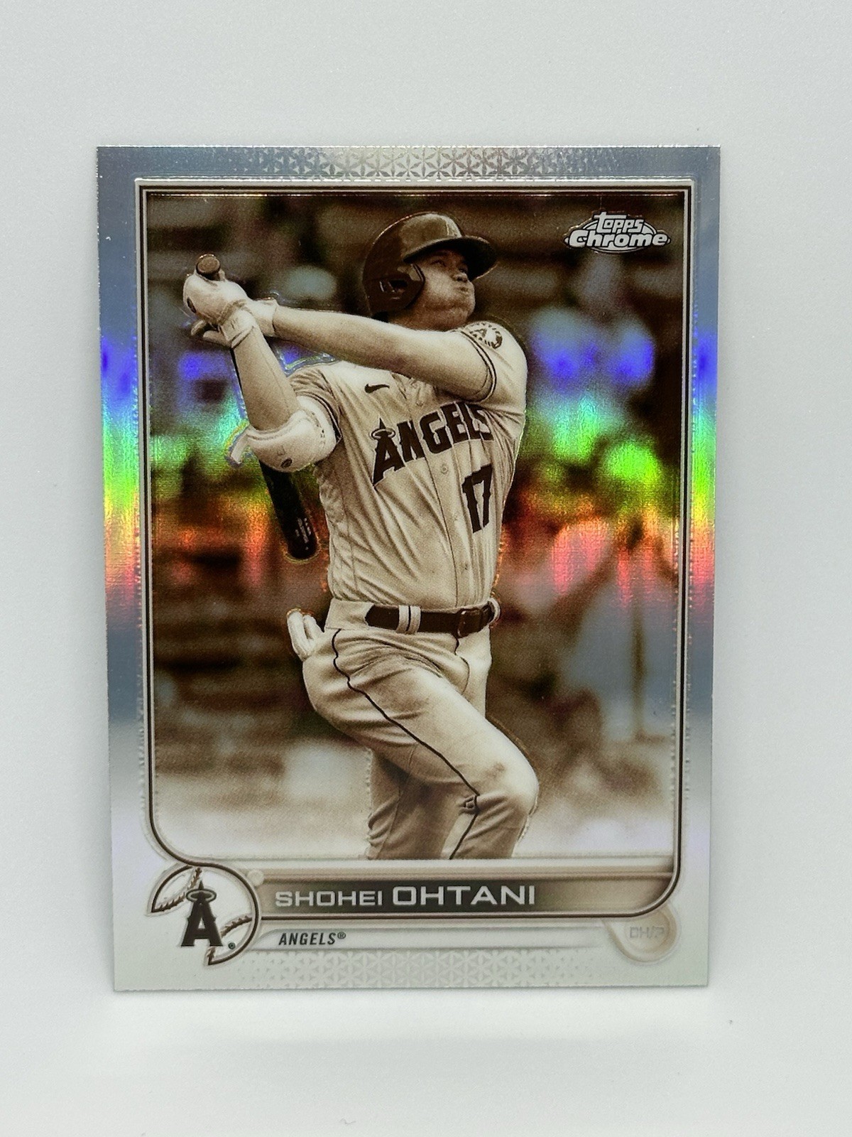 🔥2022 Topps Chrome - MVP Shohei Ohtani Rare Unique Sepia Refractor #1