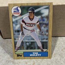 Topps 1987 Tim Hulett #566 Chicago White Sox MLB Baseball Card Base Set