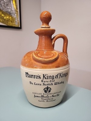 Munro's King Of Kings Whisky KRUG, Ton, LEER, Schottland, 1960s