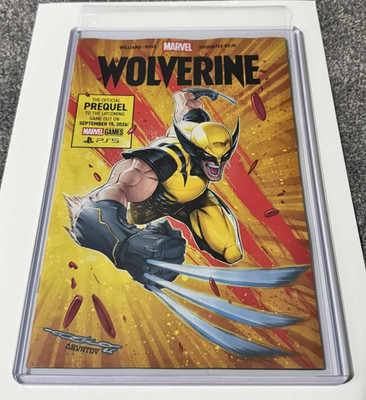 SDCC 2026 Limited Exclusive Marvel Wolverine Comic Book Playstation PS5 NEW