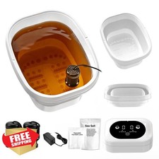 Ionic Foot Bath Detox Machine Spa Tub with Arrays, Liners, Salt, Bucket