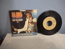  Elvis Presley "For The Heart / Hurt" RCA Victor PB-10601 1976 rare 45rpm record