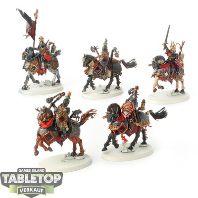 Cities of Sigmar - 5 Freeguild Cavaliers - bemalt