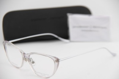 NEW PRODESIGN DENMARK 3535-1 C. 1115 CLEAR GUN AUTHENTIC FRAME EYEGLASSES 55-15