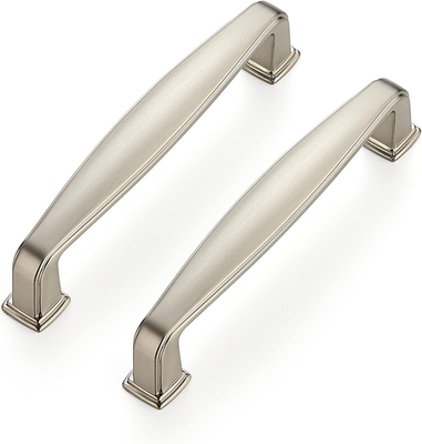 #ad 35 Pack Solid Cabinet Handles 3 3 4 Inch Drawer Pulls Brushed Nickel amp; Satin $134.99
