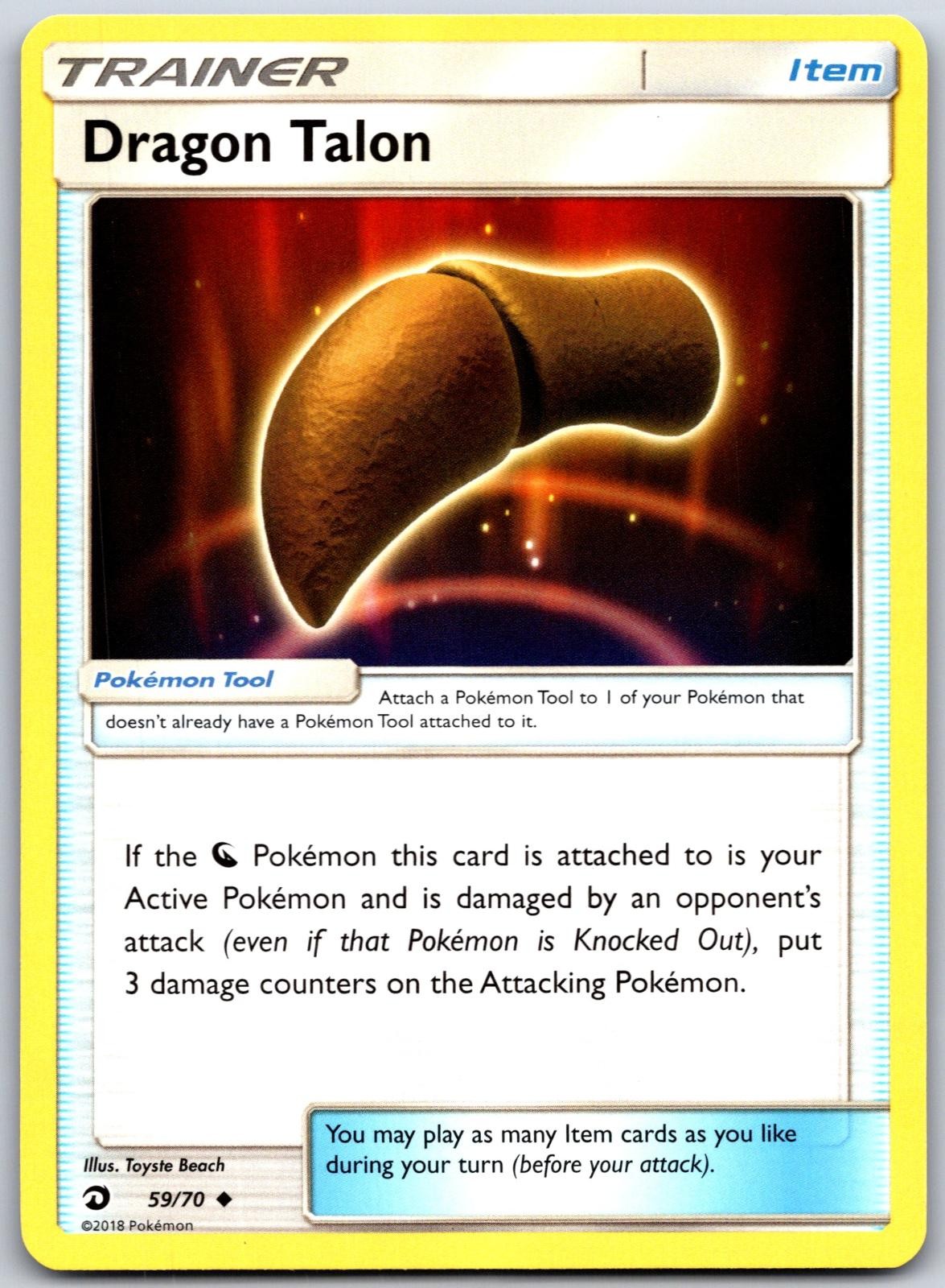 Dragon Talon 59 UC Dragon Majesty Pokemon NM