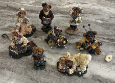 Lot of 8 Vintage Boyds Bears And Friends Figurines 90s/2000s CHIPS/BROKEN/READ