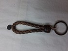 Bottega Veneta Red Intrecciato Leather Keychain — photo 1