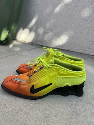 Martine rose x  Nike shox  mule '' safety orange''