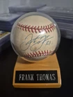 Frank Thomas White Sox All Star Signed Auto Baseball & Plaque