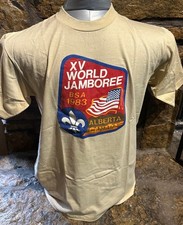 Vintage Boy Scout T-Shirt 1983 World Jamboree Canada Extra Large