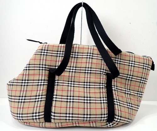 Burberry Nova Check Dog Carrier Bag Pet Carrier