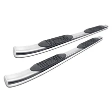 For Honda Pilot 2003-2008 Raptor Series 4" Polished Oval Curved Step Bars