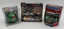 Bundle Of NASCAR Collectible Christmas Ornaments 