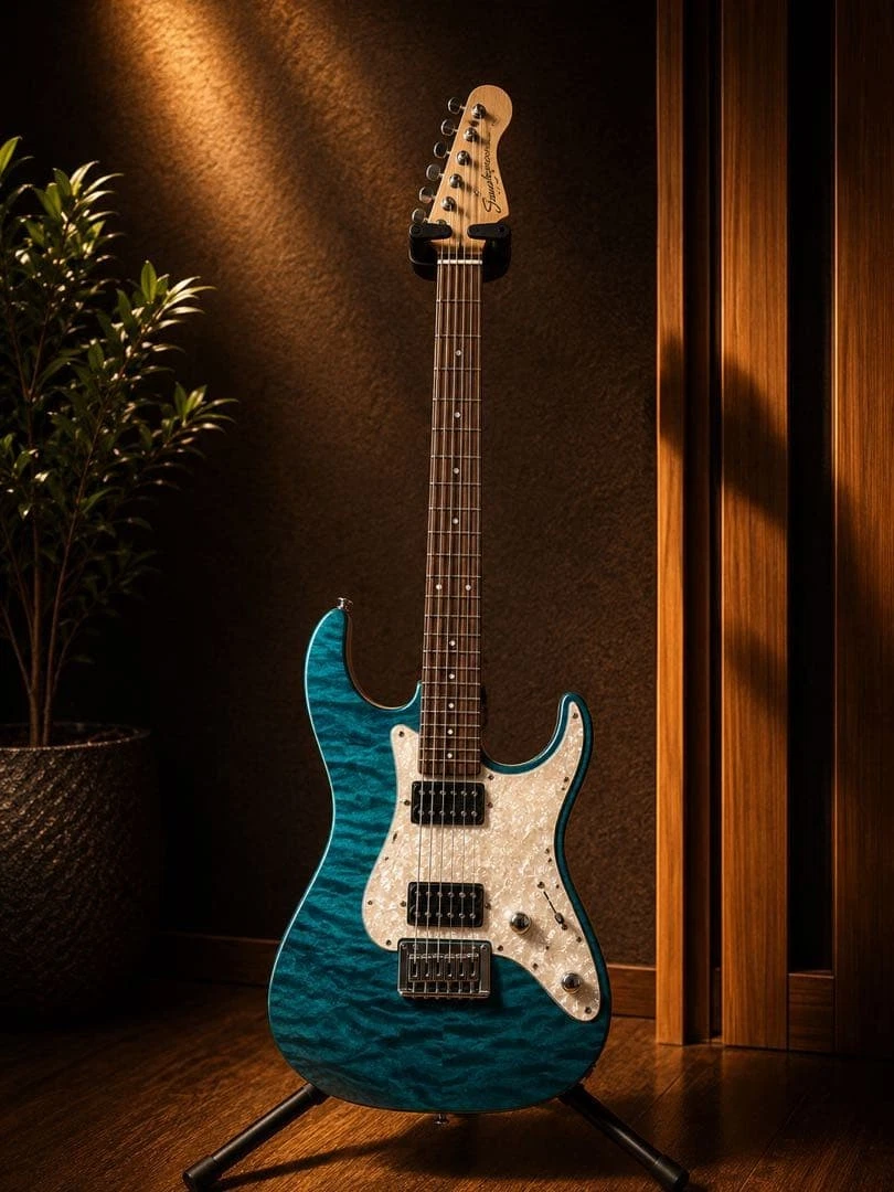 GrassRoots エレキギター　ブルー　limited model GrassRoots エレキギター ブルー limited model Grassroots Blue 6